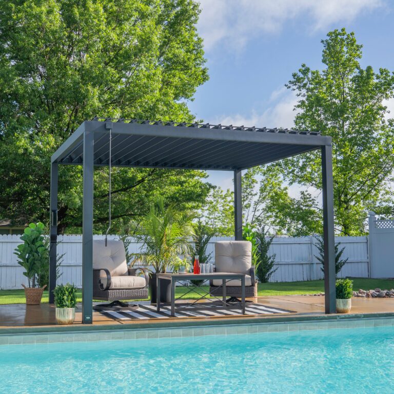 Open Louvered Pergola