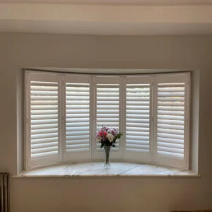Elegant Modern Interior Plantation Shutters – Custom Café Style Window Shutters