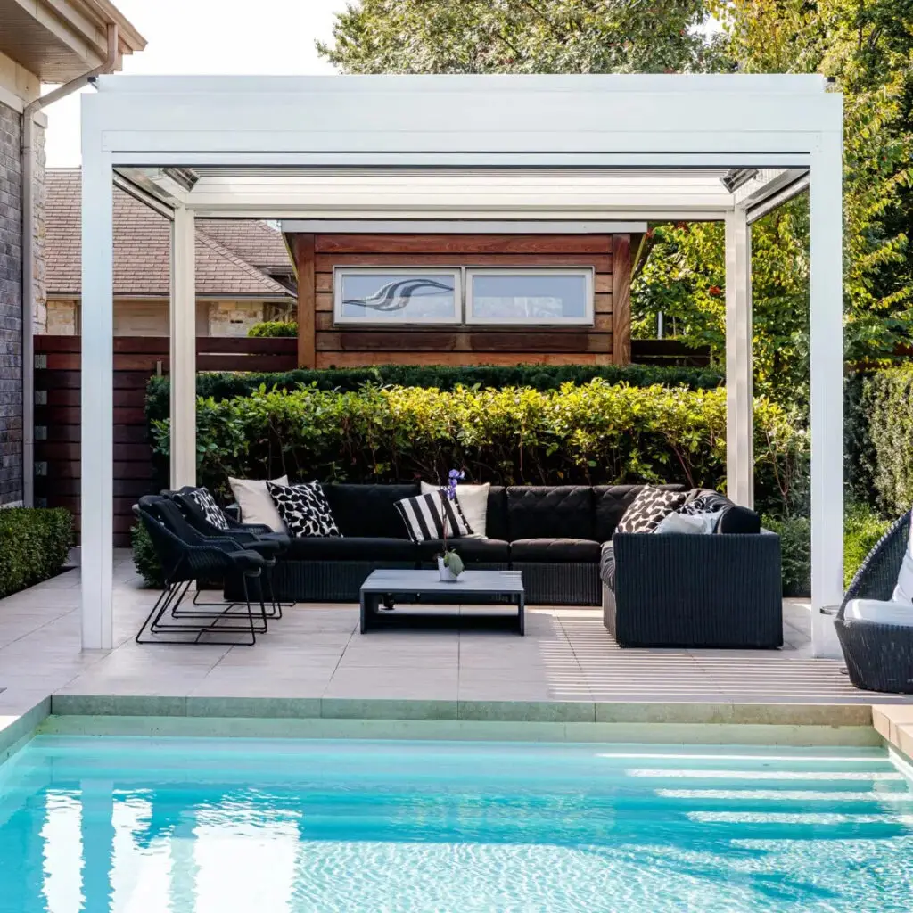 custom motorized pergola（4）