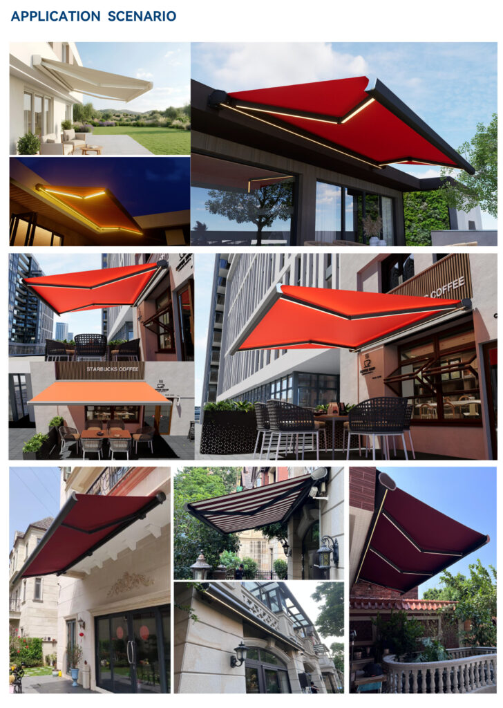 Full Cassette Retractable Awning: Engineered for Commercial Performance（2）